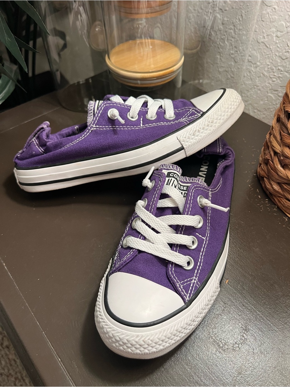 NEW Converse Shoreline PURPLE CUSTOM Chucks Women 7